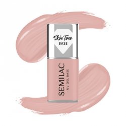 SEMILAC Skin Tone Baza coverowa do lakierów hybrydowych półtransparentna Pale Beige 7 ml