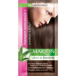 MARION Szampon koloryzujący nr  58 Średni brąz 40 ml