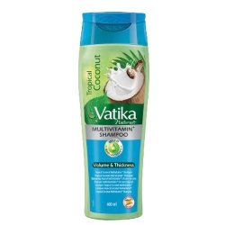 Tropical Coconut Multivitamin+ Shampoo, Vatika Naturals Dabur, 400ml