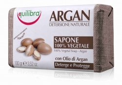 Argan Soap 100% Vegetable, Equilibra, 100g