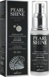 PEARL SHINE Hyaluronic Night Face Booster Cream 45-50+