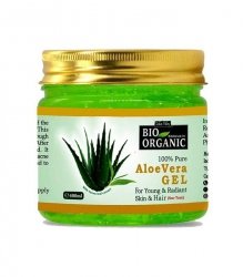Bio Organic Aloe Gel for Skin and Hair, Indus Valley, 400ml