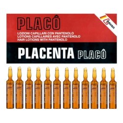 Placenta Placo, Ampułki na porost włosów, 12x10 ml