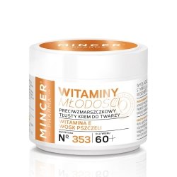 Rich Anti-wrinkle Face Cream 60+, Vitamins of Youth, Mincer