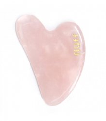 Gua Sha Stone, Rose Quartz, Fluff