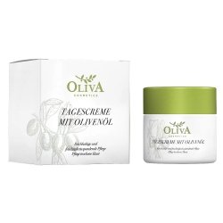 Krem na dzień z oliwą z oliwek Bogata pielęgnacja skóry suchej, Oliva Cosmetics, 50ml