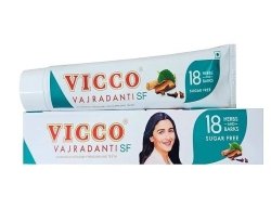 Ziołowa pasta do zębów bez fluoru i cukru VICCO sugar free, 200g