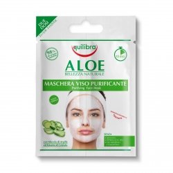 Purifying Aloe Face Mask, Equilibra, 2 x 7.5ml