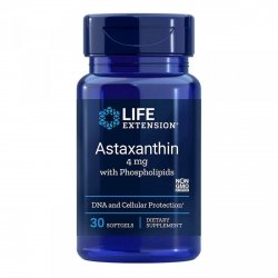 Astaksantyna z Fosfolipidami 4 mg, Life Extension, 30 kapsułek