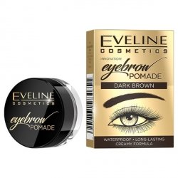 Eveline Eyebrow Pomade Pomada do brwi Dark Brown  1szt