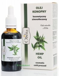 Olej Konopny Kosmetyczny Olvita, 100% Naturalny, 50ml
