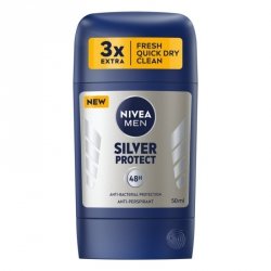 NIVEA MEN Antyperspirant w sztyfcie Silver Protect 50 ml