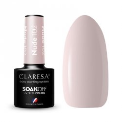 CLARESA Lakier hybrydowy Nude nr 102  5g