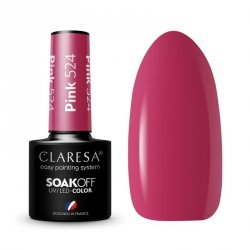 CLARESA Lakier hybrydowy Pink nr 524  5g