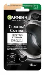 GARNIER Skin Naturals Płatki pod oczy z węglem aktywnym i kofeiną - przeciw opuchnięciom 5g