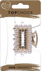 TOP CHOICE Klamra do włosów - Pearl