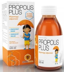 Propolis Plus, Wspomaga Odporność, Syrop, 120 ml