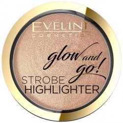 Eveline Glow & Go Rozświetlacz wypiekany nr 02 Gentle Gold