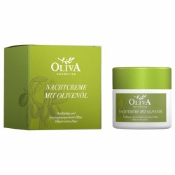 Krem na noc z oliwą z oliwek Bogata pielęgnacja skóry suchej, Oliva Cosmetics, 50ml