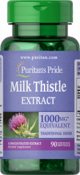 Ostropest Plamisty 1000 mg, Puritan's Pride, 90 kapsułek