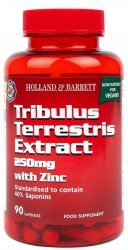 Tribulus Terrestris 250 mg z Cynkiem, Holland & Barrett, 90 kapsułek