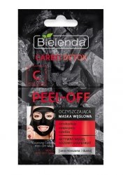 Bielenda Carbo Detox Czarny Węgiel Maska oczyszczająca peel-off  2x6g