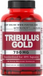 Tribulus Gold 750 mg, Puritan's Pride, 90 kapsułek