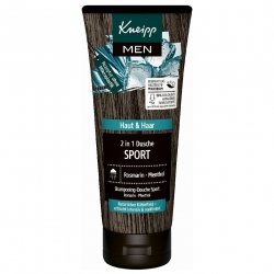 Męski Żel pod prysznic 2w1 SPORT Rozmaryn &Mięta, Kneipp, 200ml
