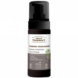 Bambus + Niacynamid Pianka do mycia twarzy GREEN PHARMACY 150 ml