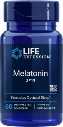 Melatonina 3 mg, Life Extension, 60 kapsułek