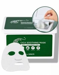 THE SAEM Cica Soothing Mask Intensywnie nawilżająca maska w płachcie - 30 sztuk