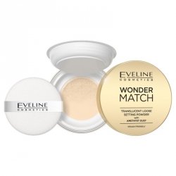 EVELINE Wonder Match Puder utrwalający z ametystowym pyłkiem, 6 g