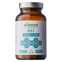 NAC (N-acetylocysteina) 600 mg Biowen, 100 kapsułek
