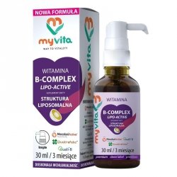 Witamina B-Complex Active, Myvita, Krople, 30 ml