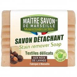 Mydełko odplamiające z orzechami piorącymi, Maître savon de Marseille, 250g