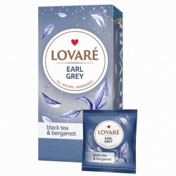 Herbata Czarna EARL GREY Lovare, 24 torebki x 2g