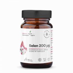 Selen 200 µg, selenian (IV) sodu, Aura Herbals, 60 kapsułek