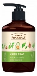 GREEN PHARMACY Mydło w płynie Aloes + Awokado 460 ml