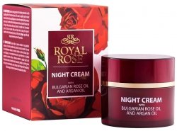Różany Krem do Twarzy na Noc, Royal Rose, 50ml