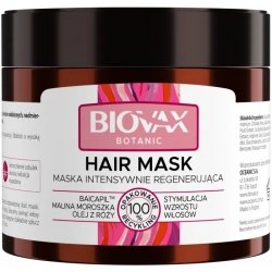 BIOVAX Botanic Maska intensywnie regenerująca Malina Moroszka i Baicapil - 250 ml