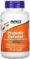 Пробиотик Probiotic Defense, Now Foods, 90 капсул