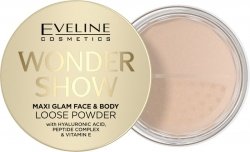 EVELINE  Wonder Show Puder sypki rozświetlający do twarzy i ciała - Maxi Glam 6 g
