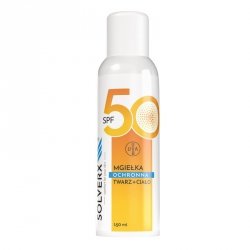 SOLVERX Sunny Skin Mgiełka ochronna do twarzy i ciała SPF 50+  150 ml