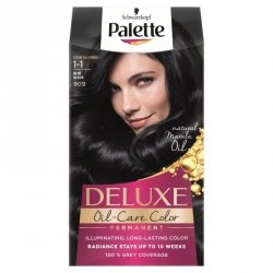 Palette Deluxe Farba do włosów permanentna nr 1-1 (909) Granatowa Czerń  1op.