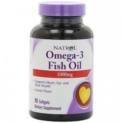 Omega-3 Fish Oil 1000mg, NATROL, 90 kapsułek