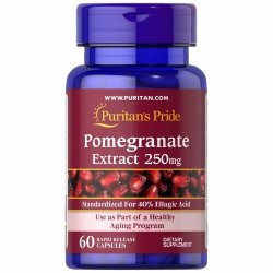 Ekstrakt z Granatu, Pomegranate Extract, Puritan's Pride, 60 kapsułek