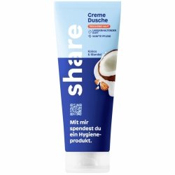 Kremowy żel pod prysznic KOKOS I MIGDAŁ, Share, 250ml