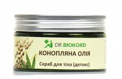 Конопляный Скраб для Тела Detox, Dr. Biokord, 100% Натуральный