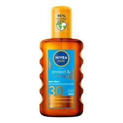 NIVEA SUN Protect & Bronze Olejek do opalania aktywujący naturalną opaleniznę w sprayu SPF30 200 ml
