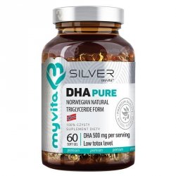 Жирные кислоты DHA, Silver Pure MyVita, 60 капсул